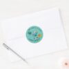 Adventure Time Finn Jake Play With BMO Classic Round Sticker
