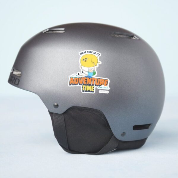 Adventure Time Jake Floating With Finn Sticker