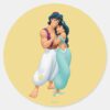 Aladdin_and_Jasmine_Hugging_2_Classic_Round_Sticker_1 Aladdin And Jasmine Hugging 2 Classic Round Sticker
