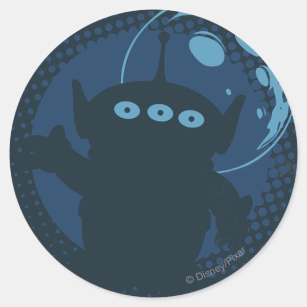Alien_Classic_Round_Sticker_1 Alien Classic Round Sticker