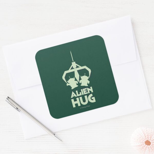 Alien_Hug_Square_Sticker_3 Alien Hug Square Sticker