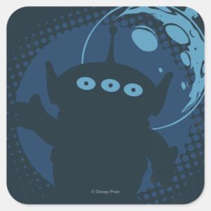 Alien Square Sticker