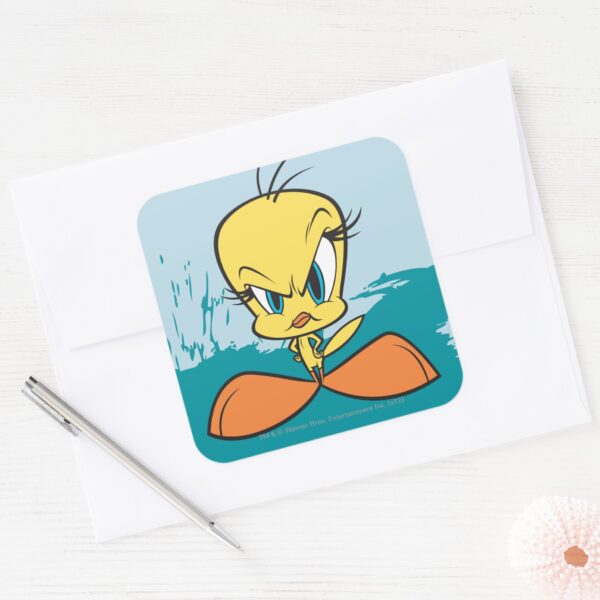 Angry_TWEETY™_Square_Sticker_3 Angry TWEETY™ Square Sticker