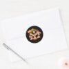 Animaniacs Hello O O Retro Equalizer Graphic Classic Round Sticker