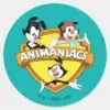 Animaniacs___Warner_Brothers_&_Sister_WB_Shield_Classic_Round_Sticker_1 Animaniacs Warner Brothers Sister WB Shield Classic Round Sticker