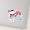 Animaniacs Yakkos World Map Graphic Sticker