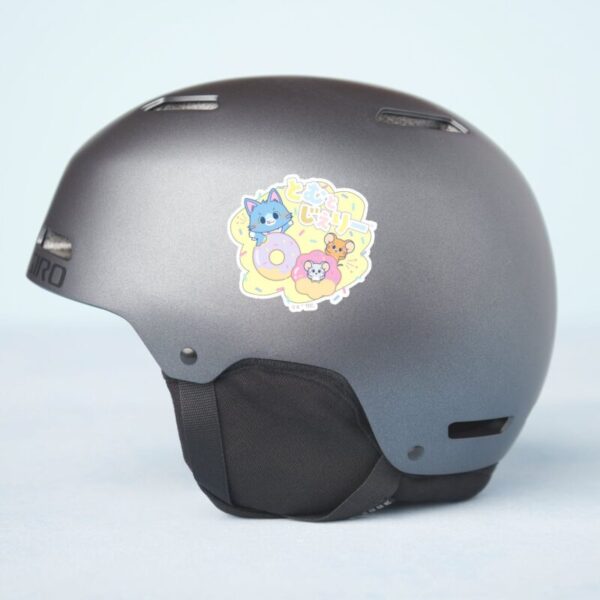 Anime Donut Delights With Tom Jerry And Tuffy Sticker