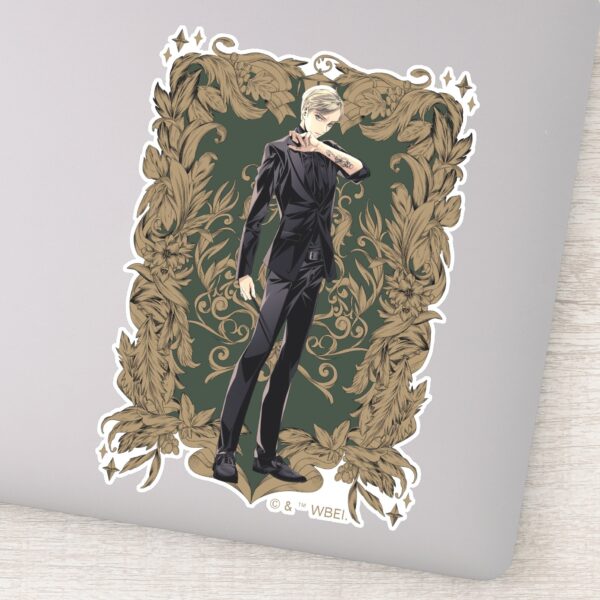 Anime_Draco_Malfoy_Ornate_Frame_Sticker_1 Anime Draco Malfoy Ornate Frame Sticker