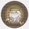 Anime_Dumbledore_Classic_Round_Sticker_1 Anime Dumbledore Classic Round Sticker