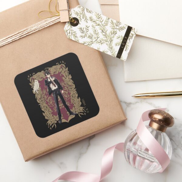 Anime HARRY POTTER™ Ornate Frame Square Sticker