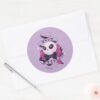 Anime_Jack_Skellington_&_Roses_Illustration_Classic_Round_Sticker_3 Anime Jack Skellington Roses Illustration Classic Round Sticker