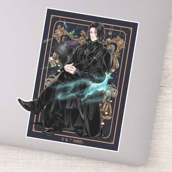 Anime_Professor_Severus_Snape_Seated_Sticker_1 Anime Professor Severus Snape Seated Sticker
