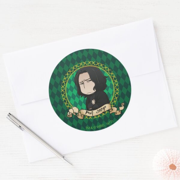 Anime_Professor_Snape_Classic_Round_Sticker_3 Anime Professor Snape Classic Round Sticker