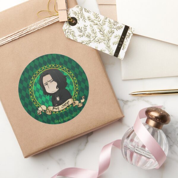 Anime_Professor_Snape_Classic_Round_Sticker_5 Anime Professor Snape Classic Round Sticker