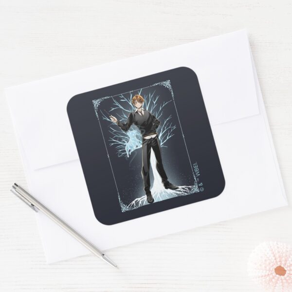Anime_Ron_Weasley's_Jack_Russell_Terrier_Patronus_Square_Sticker_3 Anime Ron Weasleys Jack Russell Terrier Patronus Square Sticker