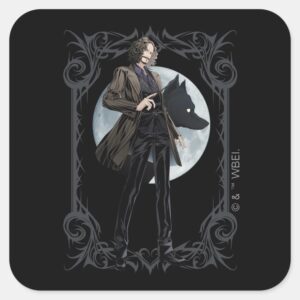 Anime Sirius Black Animagus Square Sticker
