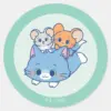 Anime Tom Jerry And Tuffy Classic Round Sticker