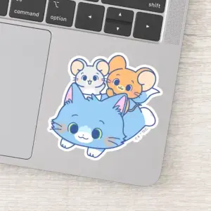 Anime Tom Jerry And Tuffy Sticker