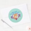 Anna___Follow_your_Heart_Classic_Round_Sticker_3 Anna Follow Your Heart Classic Round Sticker