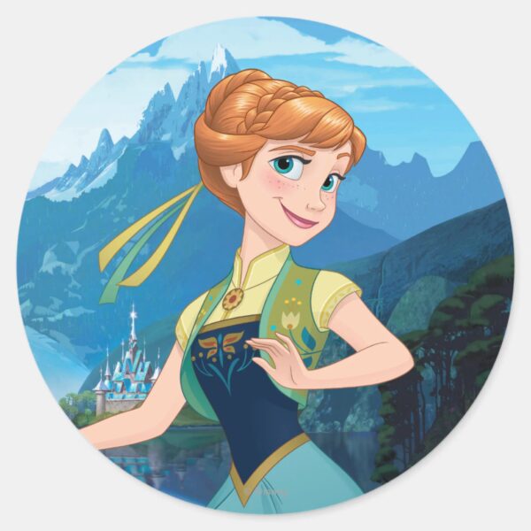 Anna___Heart_Full_of_Sunshine_Classic_Round_Sticker_1 Anna Heart Full Of Sunshine Classic Round Sticker