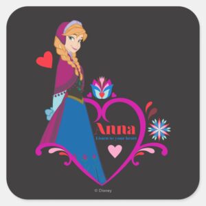 Anna___Pink_Heart_Square_Sticker_1 Anna Pink Heart Square Sticker