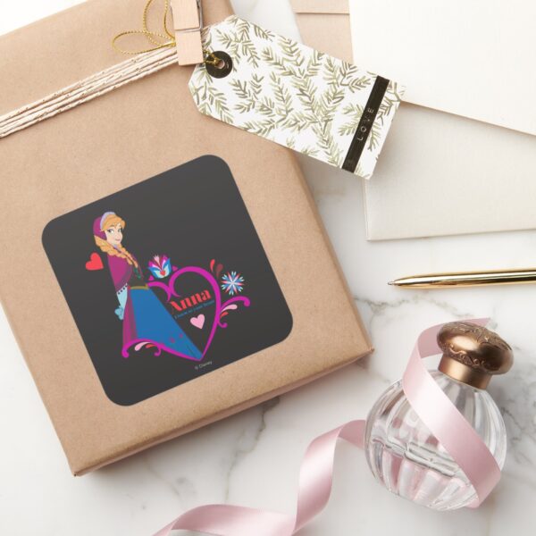 Anna___Pink_Heart_Square_Sticker_5 Anna Pink Heart Square Sticker