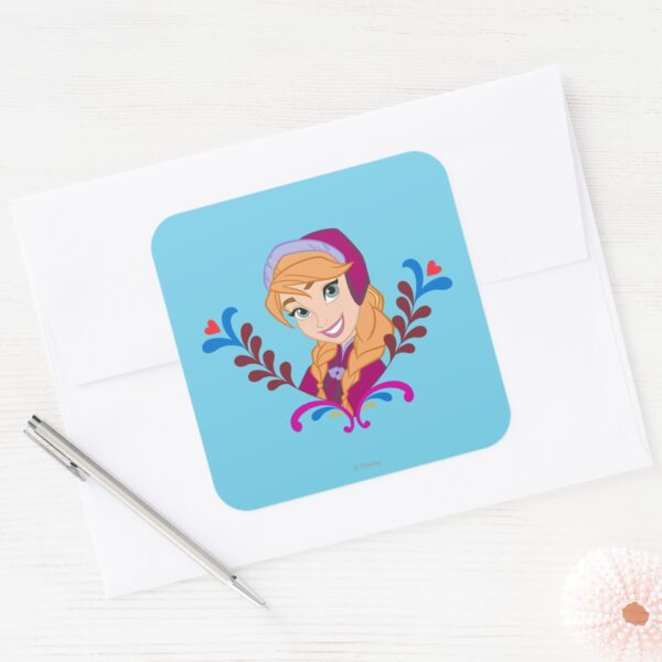 Anna___Strong_Heart_Square_Sticker_3 Anna Strong Heart Square Sticker