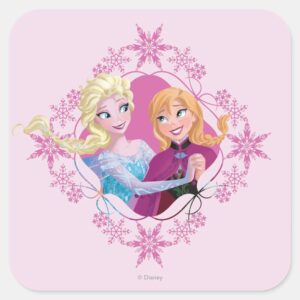 Anna_and_Elsa___Family_Forever_Square_Sticker_1 Anna And Elsa Family Forever Square Sticker