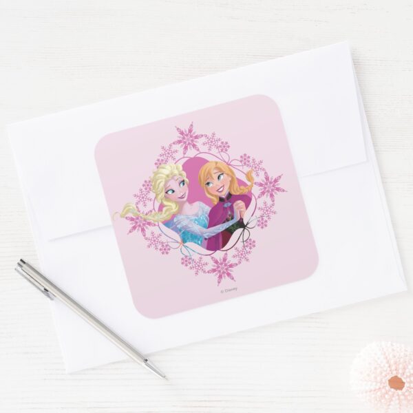 Anna_and_Elsa___Family_Forever_Square_Sticker_3 Anna And Elsa Family Forever Square Sticker