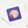 Anna_and_Elsa___Floral_Frame_Square_Sticker_3 Anna And Elsa Floral Frame Square Sticker