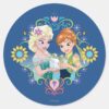 Anna_and_Elsa___Gift_for_Sister_Classic_Round_Sticker_1 Anna And Elsa Gift For Sister Classic Round Sticker