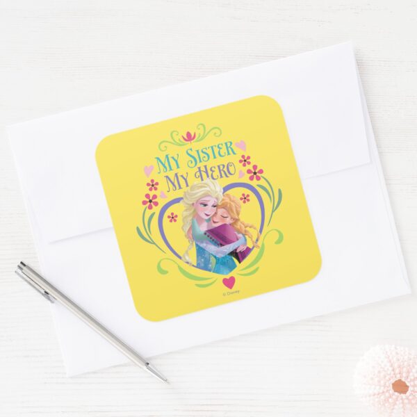 Anna_and_Elsa___My_Sister_My_Hero_Square_Sticker_3 Anna And Elsa My Sister My Hero Square Sticker