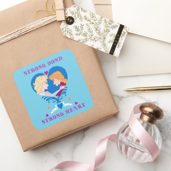 Anna_and_Elsa___Strong_Bond,_Strong_Heart_Square_Sticker_5 Anna And Elsa Strong Bond Strong Heart Square Sticker