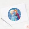 Anna_and_Elsa___Together_Forever_Classic_Round_Sticker_3 Anna And Elsa Together Forever Classic Round Sticker