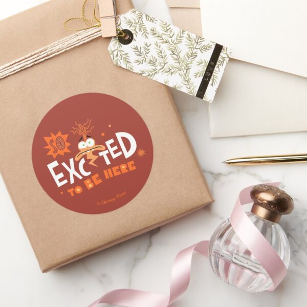 Anxiety__So_Excited_To_Be_Here__Classic_Round_Sticker_5 Anxiety So Excited To Be Here Classic Round Sticker