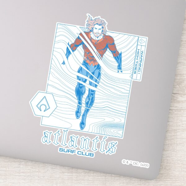 Aquaman_-_Atlantis_Surf_Club_Sticker_1 Aquaman Atlantis Surf Club Sticker