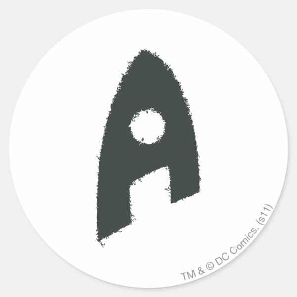 Aquaman_Grunge_'A'_Classic_Round_Sticker_1 Aquaman Grunge A Classic Round Sticker