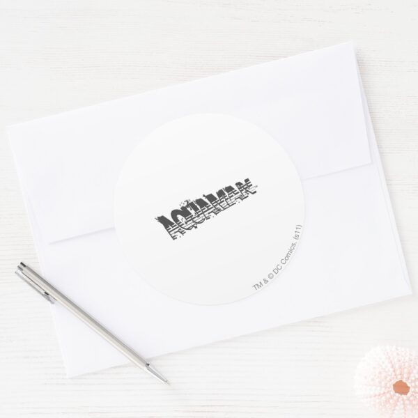 Aquaman_Grunge_Stripe_Logo_Classic_Round_Sticker_3 Aquaman Grunge Stripe Logo Classic Round Sticker