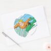 Aquaman_Leaps_Left_Classic_Round_Sticker_3 Aquaman Leaps Left Classic Round Sticker
