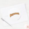 Aquaman_Orange_Logo_Classic_Round_Sticker_3 Aquaman Orange Logo Classic Round Sticker