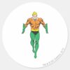 Aquaman_Runs_Classic_Round_Sticker_1 Aquaman Runs Classic Round Sticker