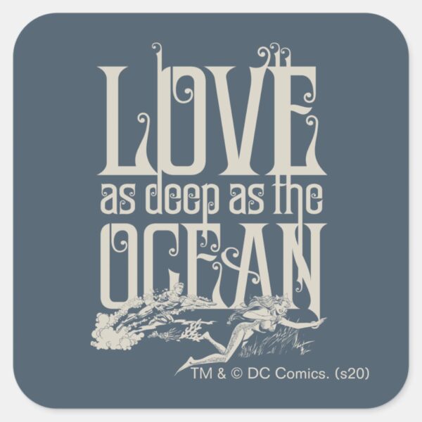 Aquaman_&_Mera_-_Love_As_Deep_As_The_Ocean_Square_Sticker_1 Aquaman Mera Love As Deep As The Ocean Square Sticker