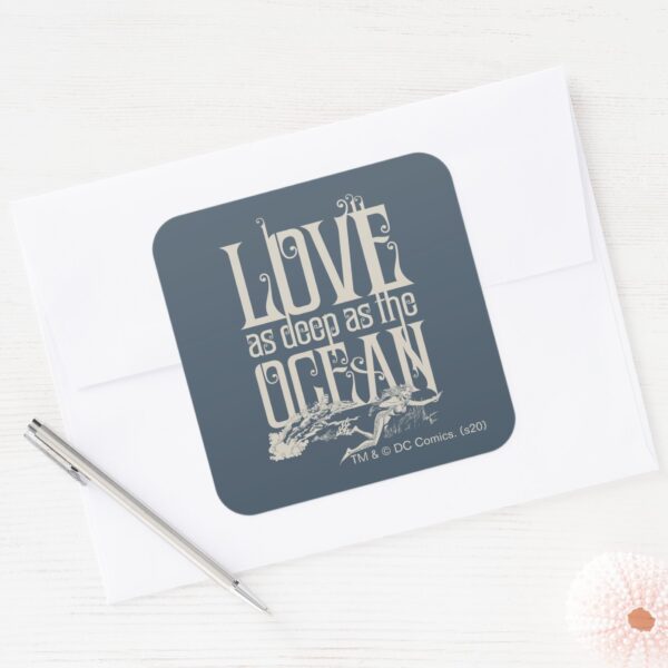 Aquaman_&_Mera_-_Love_As_Deep_As_The_Ocean_Square_Sticker_3 Aquaman Mera Love As Deep As The Ocean Square Sticker