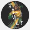 Aquaman Aquaman Revolt Refracted Graphic Classic Round Sticker