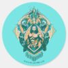 Aquaman Aquaman Trenchers Graphic Classic Round Sticker