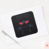 Aquaman Black Manta Shadowy Graphic Square Sticker