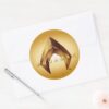 Aquaman Golden Aquaman Logo Classic Round Sticker