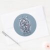 Aquaman King Orm Of Atlantis Graphic Classic Round Sticker