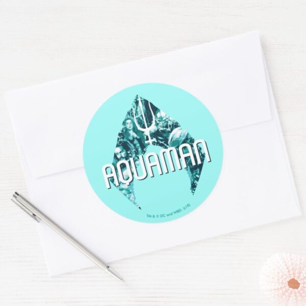 Aquaman___Orin,_Mera,_Orm_&_Black_Manta_In_Symbol_Classic_Round_Sticker_3 Aquaman Orin Mera Orm Black Manta In Symbol Classic Round Sticker