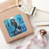 Aquaman Prince Orin With Aquatic Animals Square Sticker